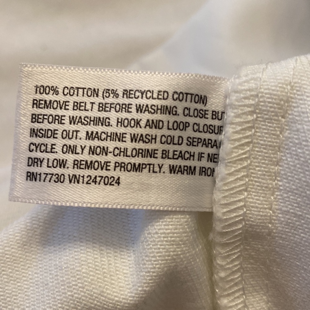 Future Collective Jenee Naylor white denim skirt.  Size 10 - Picture 7 of 7